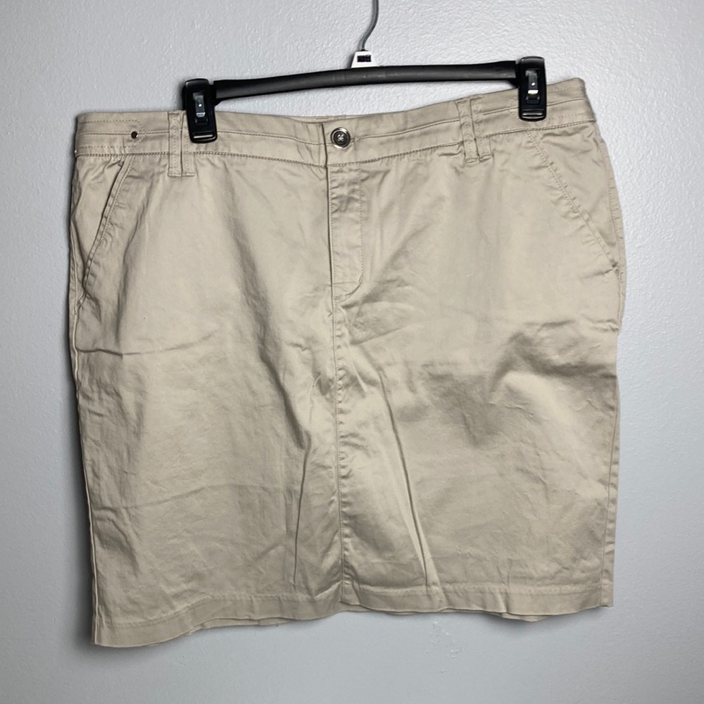 INTRO by Johnathan Ross Women’s Tan Golf Skort’s Sz 18W